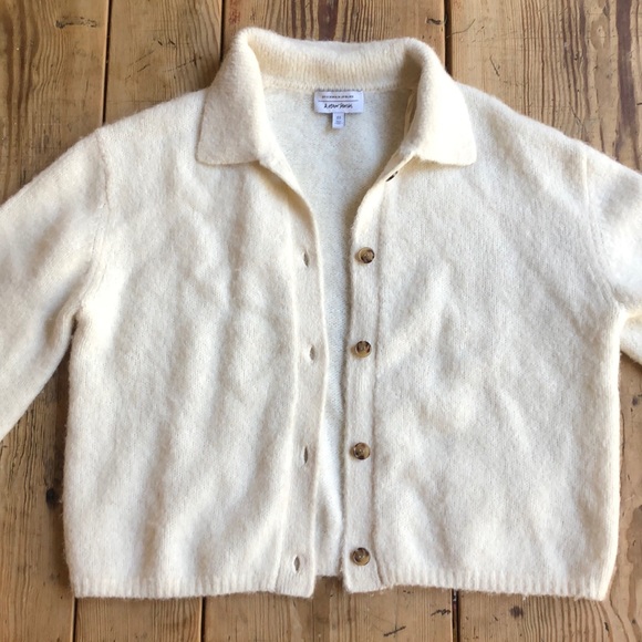 & Other Stories Sweaters - & Other Stories ivory collared sweater